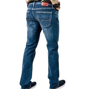 Hollister Men’s Size 30x30 Distressed Epic Flex Slim Straight Blue Jeans